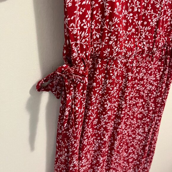 Reitmans Red Floral Dress - Picture 6 of 7